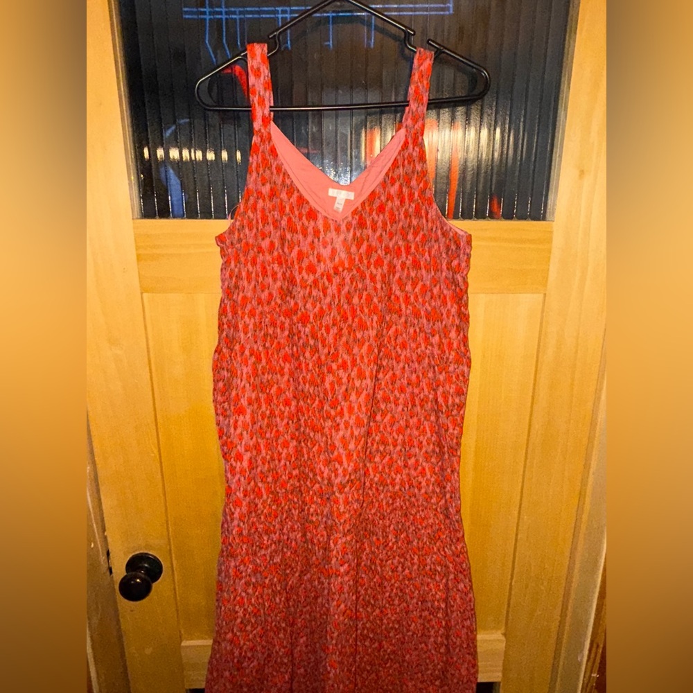 Joie Tiered Maxi Dress M Cottagecore Brunch Cherry Blossom Floral Boho Beachy